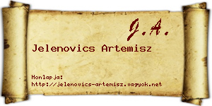 Jelenovics Artemisz névjegykártya